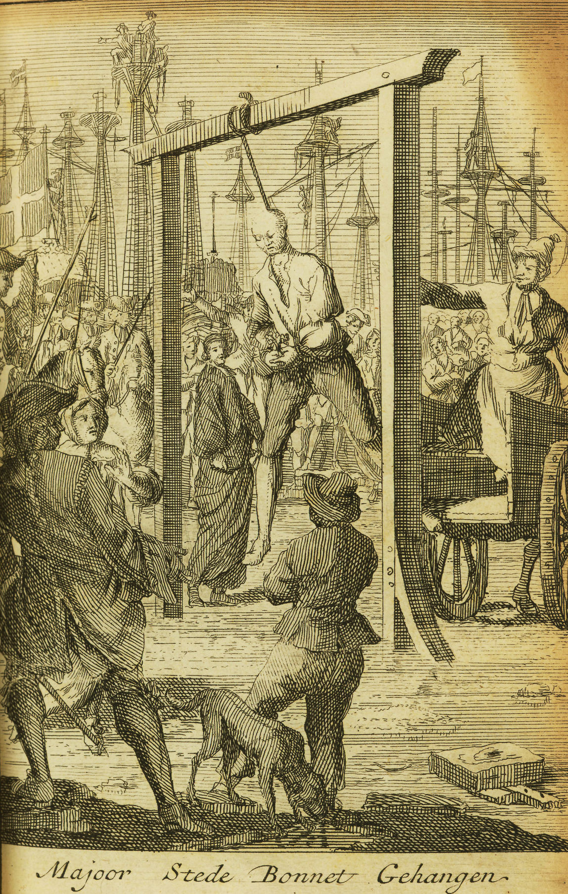 The hanging of Stede Bonnet